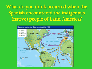 Spanish Encounter with Aztecs and Incas ppt
