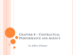 Chapter 17 * Agency Law and Private Employment Law