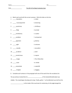 Worksheets-The Gift of the Magi Vocab