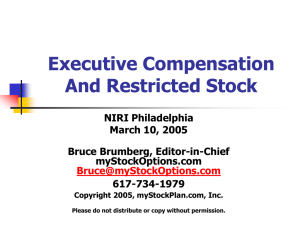 Restricted Stock - Corporate-ir