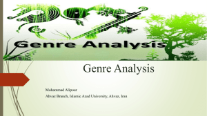 Genre Analysis and Rhetorical Structure