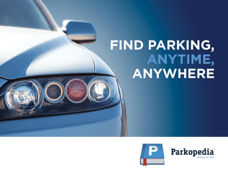 Parkopedia Is The Exclusive Parking Information Provider