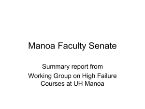 Manoa Faculty Senate