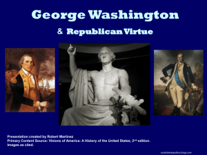 George Washington republican virtue