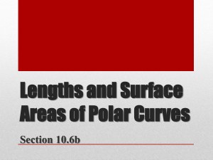 Lengths and Surface Areas of Polar Curves