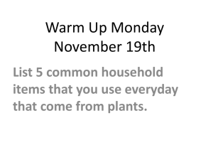 Warm Up Monday November 19th