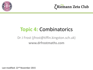 Slides - Dr J Frost