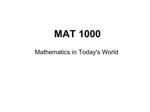 MAT 1000