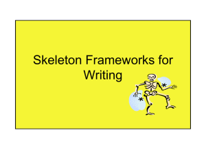 Skeleton Frameworks - Budehaven Community School