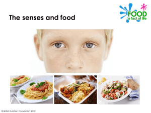 The Senses and Food.