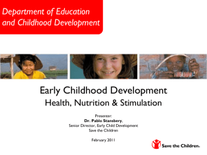 Department of Education and Childhood Development