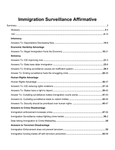 Immigration Surveillance Aff