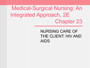 Medical-Surgical Nursing: An Integrated Approach, 2E Chapter 23