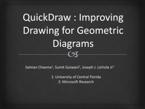 QuickDraw : Improving Drawing for Geometry Diagrams
