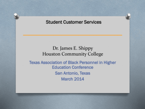 Student Customer Services - Texas Association of Black Personnel