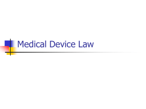 Medical Device Law