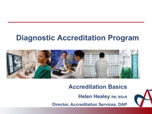 What is Accreditation? - Diagnostic Accreditation Program