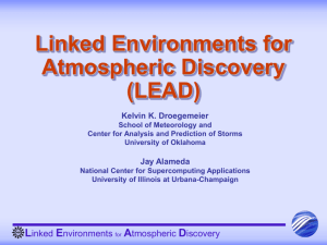 Linked Environments for Atmospheric Discovery (LEAD)