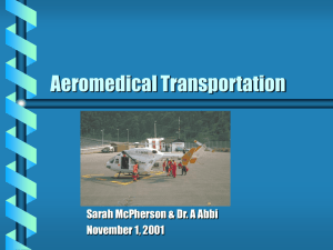 Aeromedical Transportation