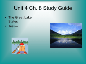 Unit 4 Ch. 8 Study Guide