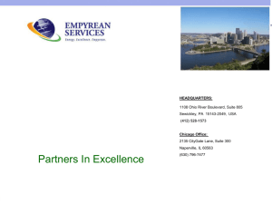 3 M man-hours - Empyrean Services LLC.