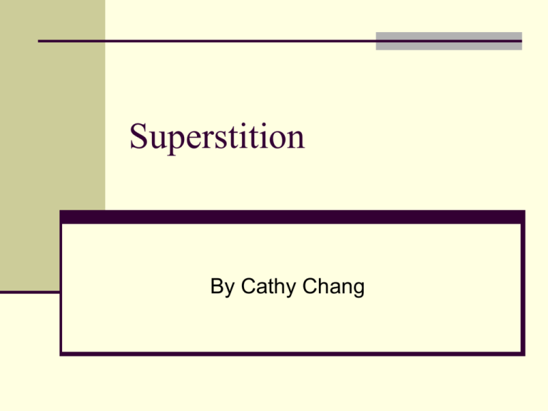 superstition