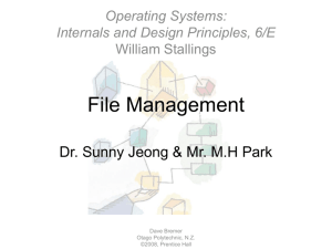 Chapter 12 File Management - United International College