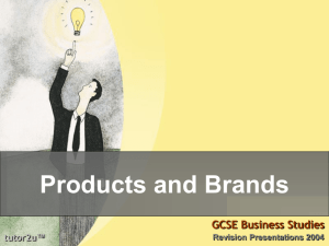 Products and Brands