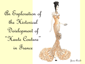 "Haute Couture" in France