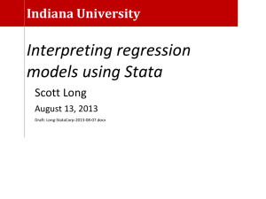 Long-StataCorp-2013 - Indiana University