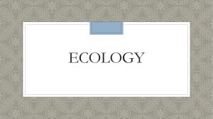 Ppt. 6 (Ecology)