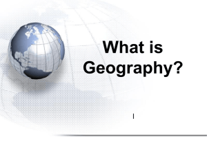 Introduction to Geography Quiz