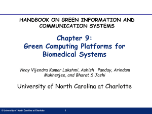 Chapter 9: Green Computing Platforms for Biomedical