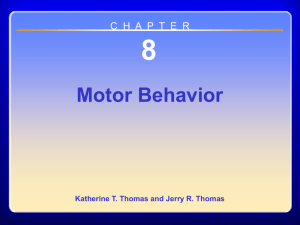 What Is Motor Behavior?