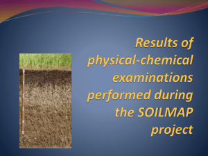 Results concerning soil chemical properties in relation with soil quality