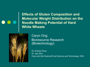 Comparison of methods to predict noodle making potential of hard