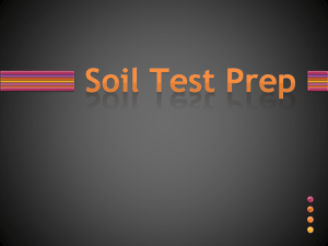 Soil Test Prep