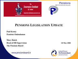 ppt 352.3 KB - The Pensions Authority