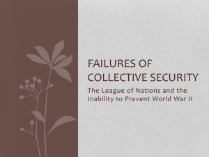 Failures of Collective Security