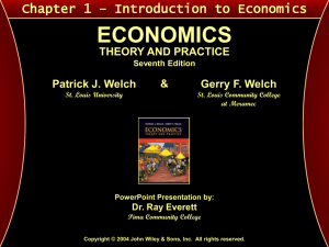 Welch & Welch - Economics: Theory and Practice