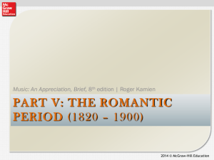 Romantic powerpoint - Warren County Schools