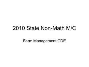 2010 State Non-Math M/C - Mid