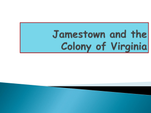 Jamestown and the Colony of Virginia