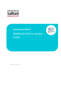 REMAS Userguide (to be used for grade 1 - 6)