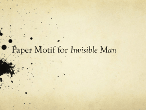 Paper Motif for Invisible Man