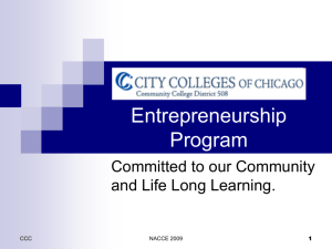 CCC Entrepreneurship Program - National Association for