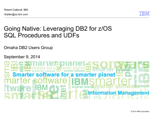 DB2 10 app dev features - SIRDUG