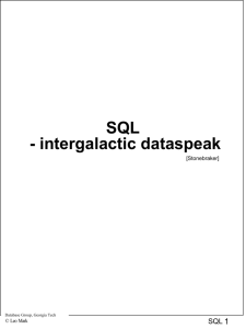 SQL powerpoint