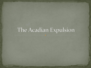 The Acadian Expulsion - Prairie Spirit Blogs