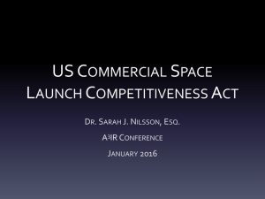 SPACE Act of 2015 - SarahNilsson.org